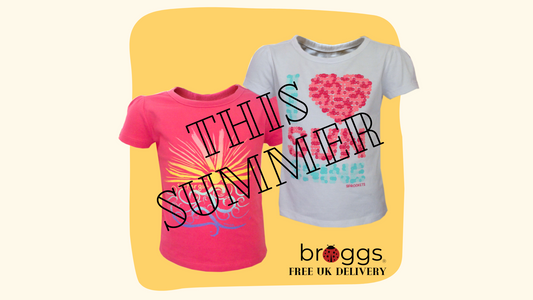 SUMMER OFFER: Girls /Toddler Printed Summer T-Shirts in Pink and White