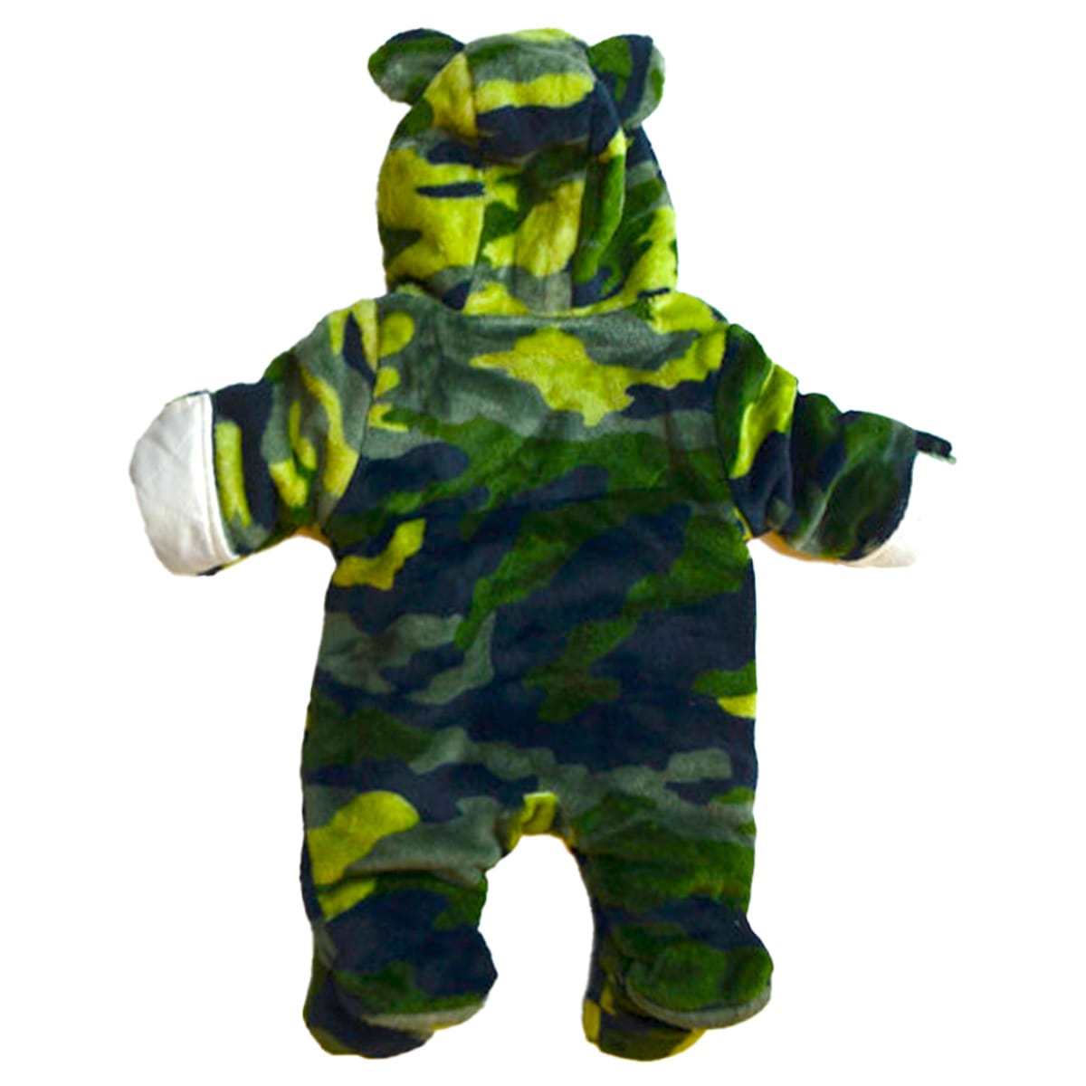 Baby Snowsuit | Faux Fur Hooded Snow Suit | Pramsuit | Unisex | Green Camp | Available in 6 sizes | 0-18M | 17I | Broggs®