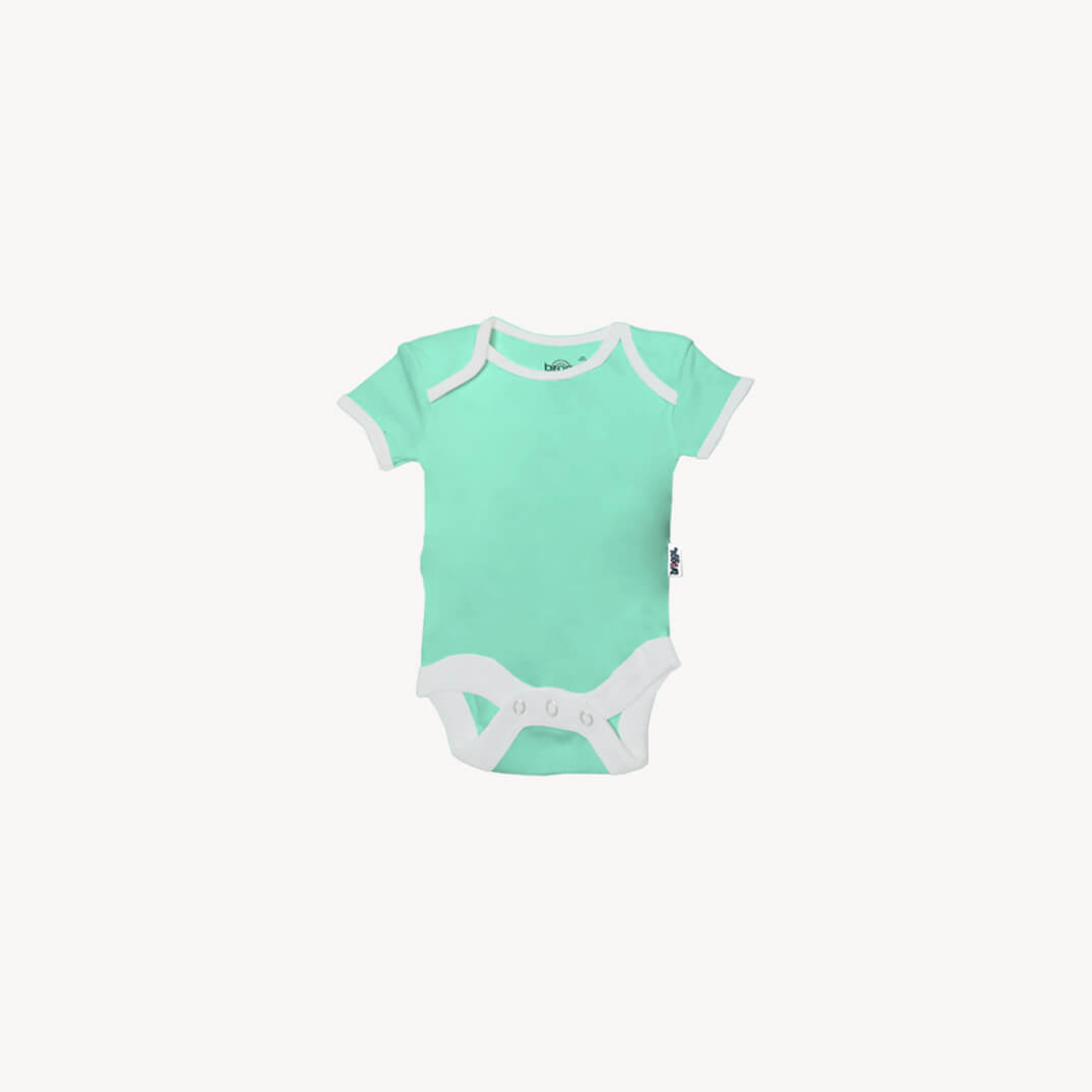 Baby Set | 100% Cotton | 6-Pieces | Hat | Bib | Jacket | Sleepsuit | Bodysuit | Leggings | Age Newborn – 6 Months | Colour Mint Surprise | Broggs®