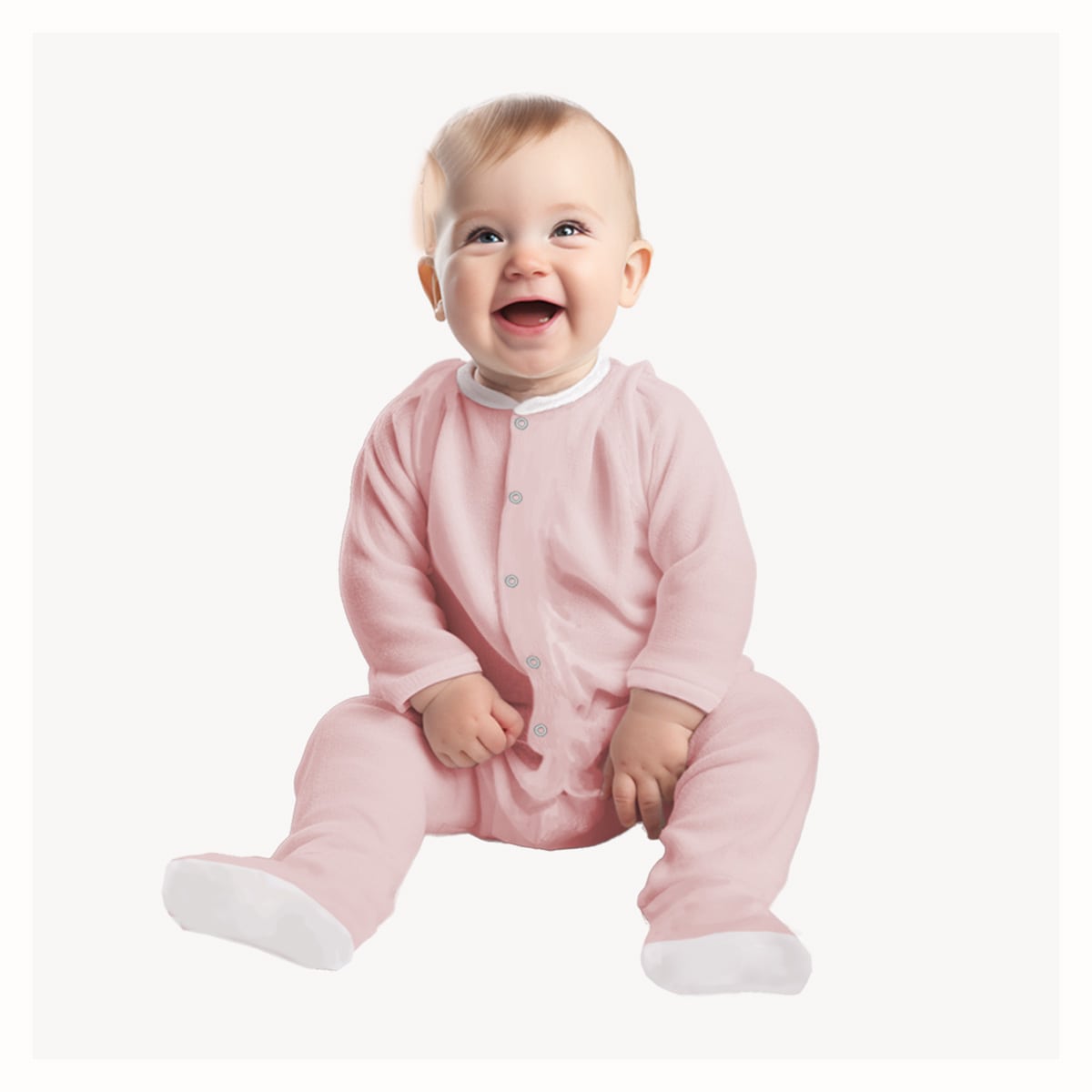 Baby Set | 100% Cotton | 6-Pieces | Hat | Bib | Jacket | Sleepsuit | Bodysuit | Leggings | Age Newborn – 6 Months | Colour Pure White | Broggs®
