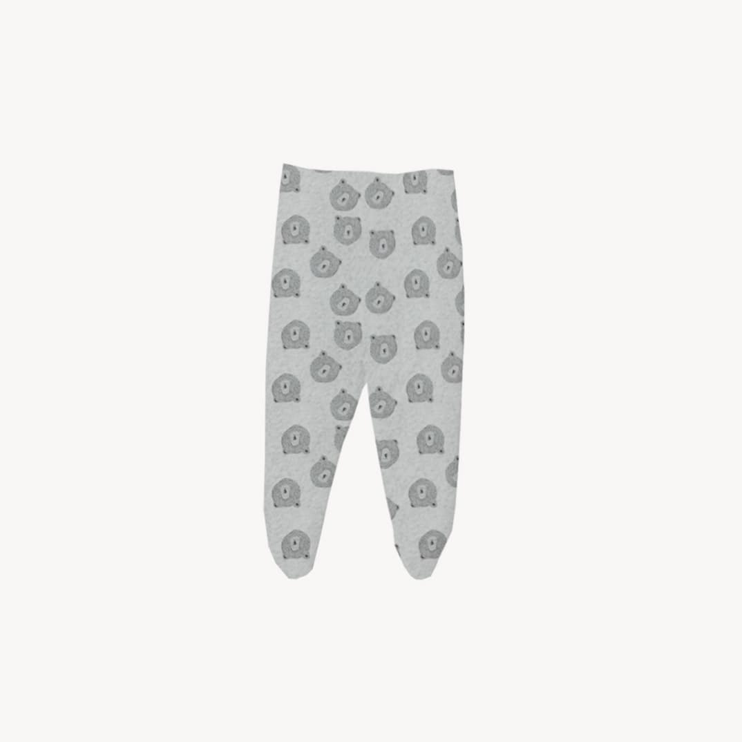 Baby Set | 100% Cotton | 6-Pieces | Hat | Bib | Jacket | Sleepsuit | Bodysuit | Leggings | Age Newborn – 6 Months | Colour Grey Bear | Broggs®