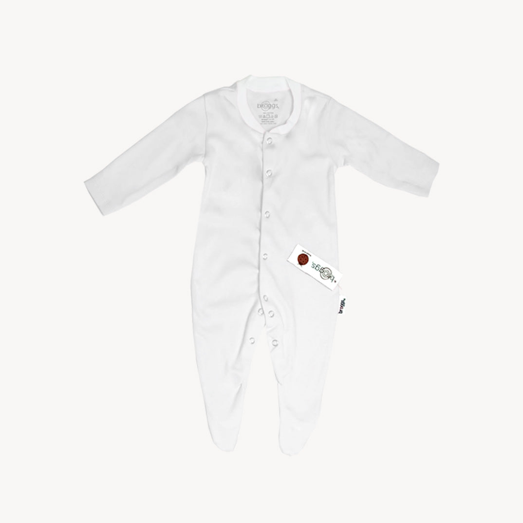 Baby Set | 100% Cotton | 6-Pieces | Hat | Bib | Jacket | Sleepsuit | Bodysuit | Leggings | Age Newborn – 6 Months | Colour Pure White | Broggs®
