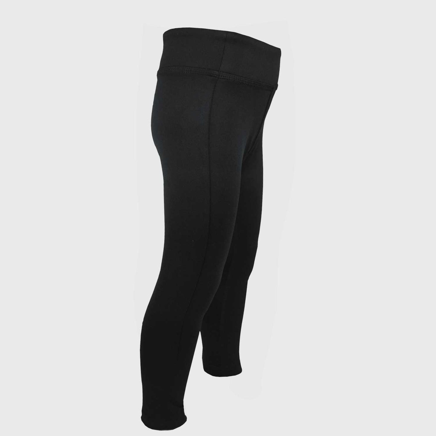 Girls Sport Leggings | Black | Broad Waist Band | Age 2-12 Years