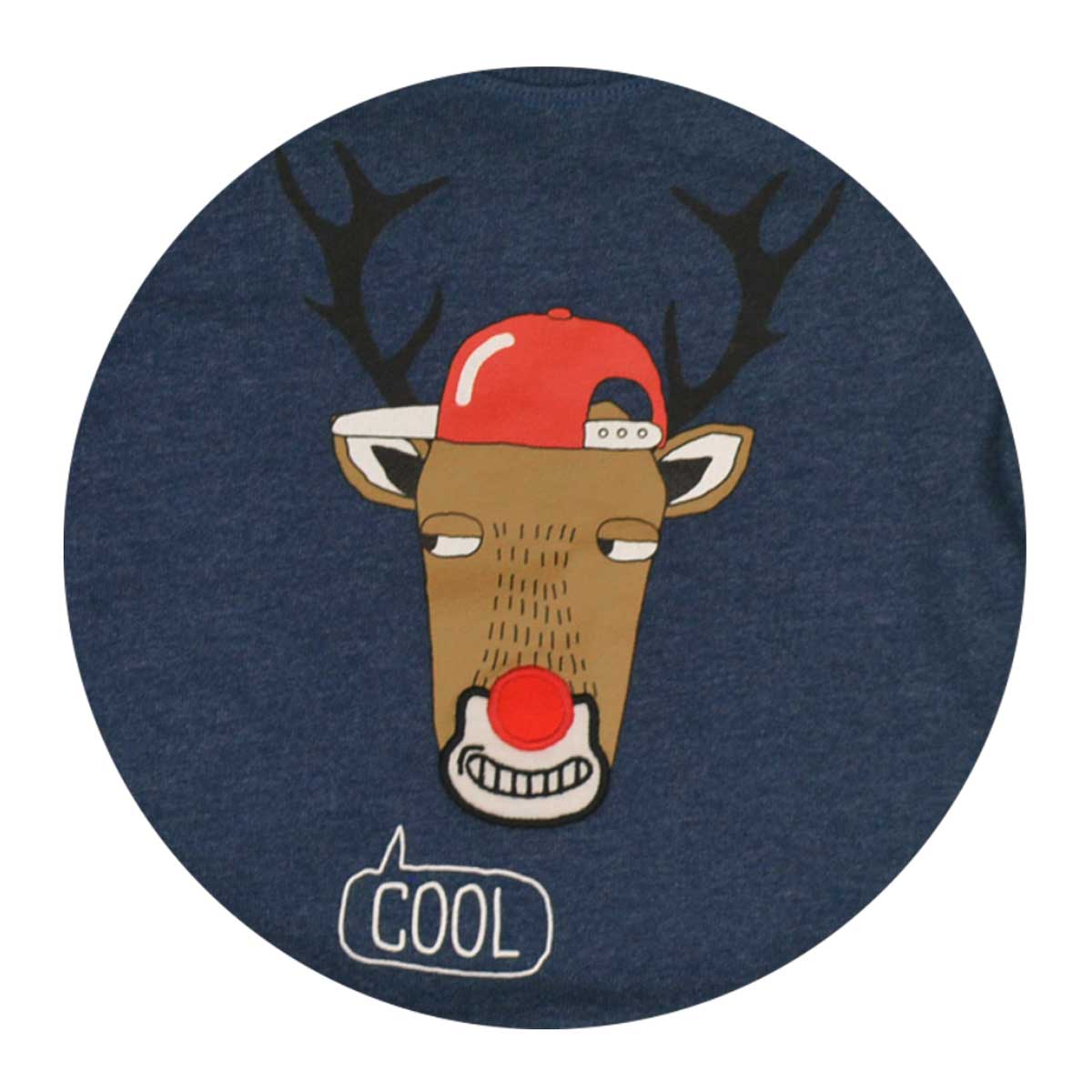 Boys Blue Jumper Rudolph Reindeer