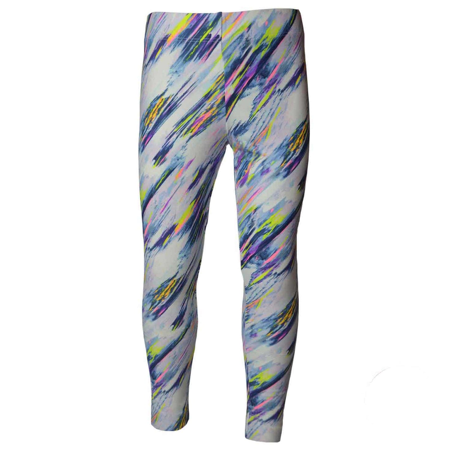 Girls Sports Leggings | Beautiful Paint Splash Print | Ankle-length | Activewear | Age 3 – 12 Years | Broggs®
