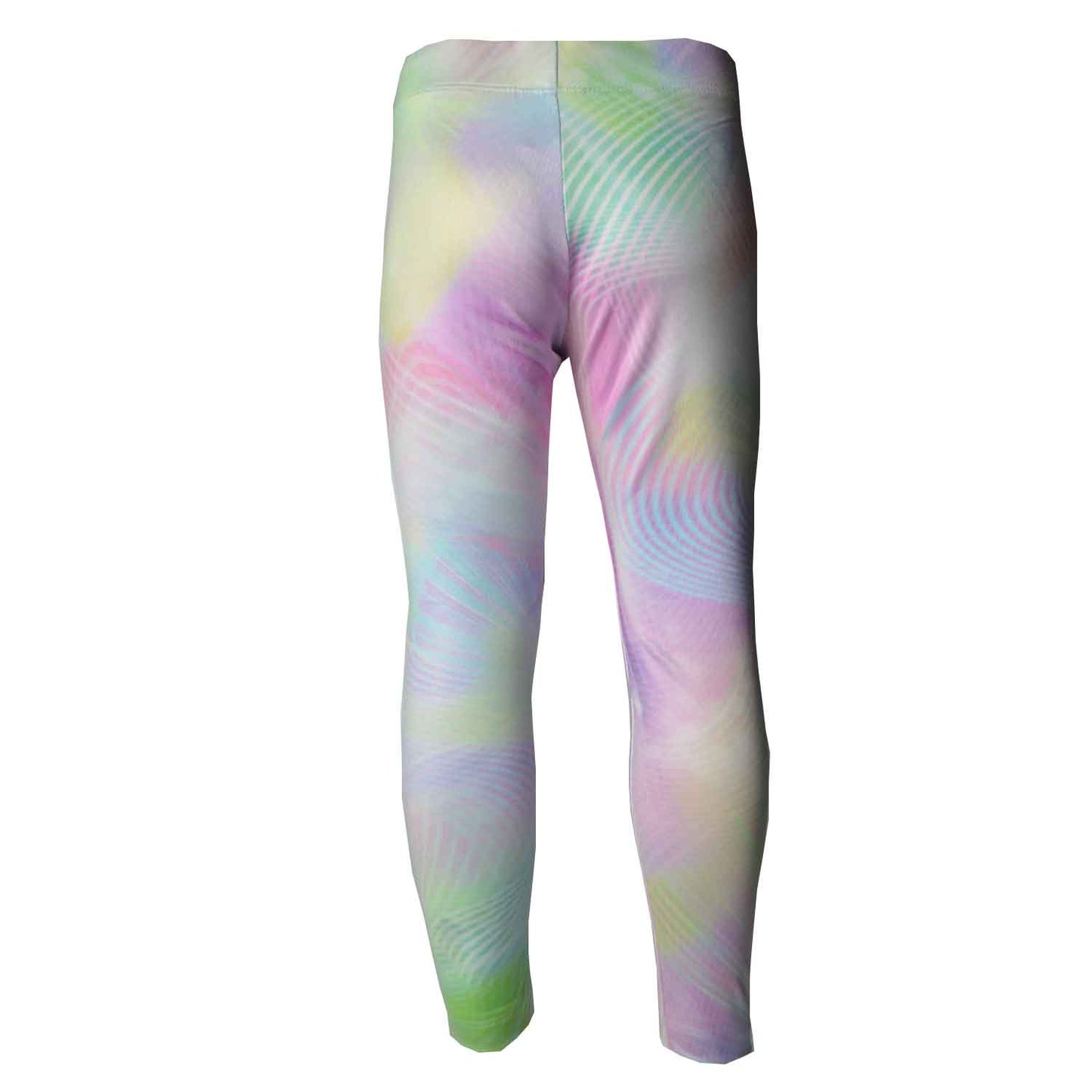 Girls Sports Leggings | Beautiful Rainbow-Swirl Print | Ankle-length | Activewear | Age 3 – 12 Years | Broggs®