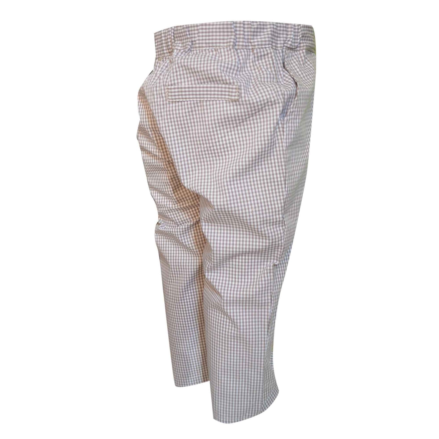 BabyTrousers | Pants | Unisex | Neutral Grey And White | Gingham Check | Formal | Casual | Age 1-12 Months