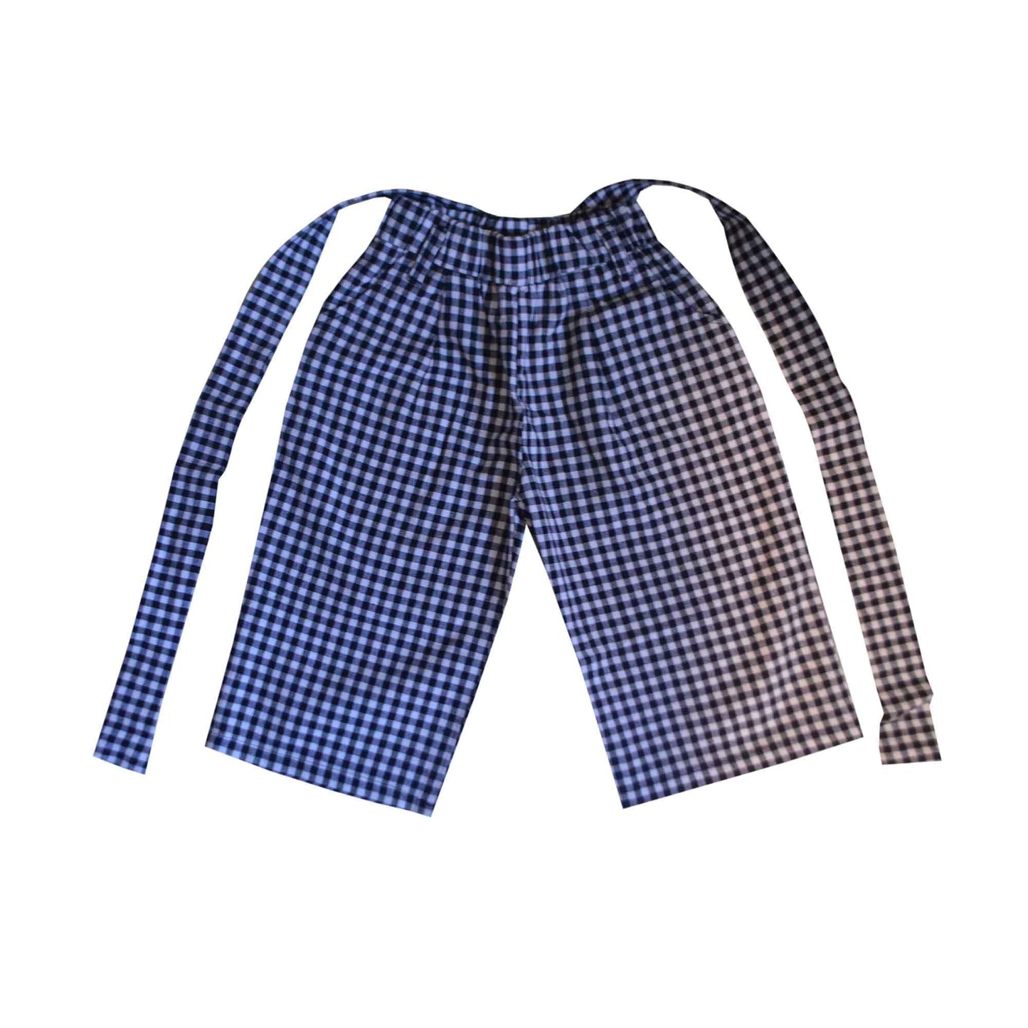 Baby Girls Wide Leg Trousers | Pants | Black And White | Check | Formal | Casual | Age 1-4 Years