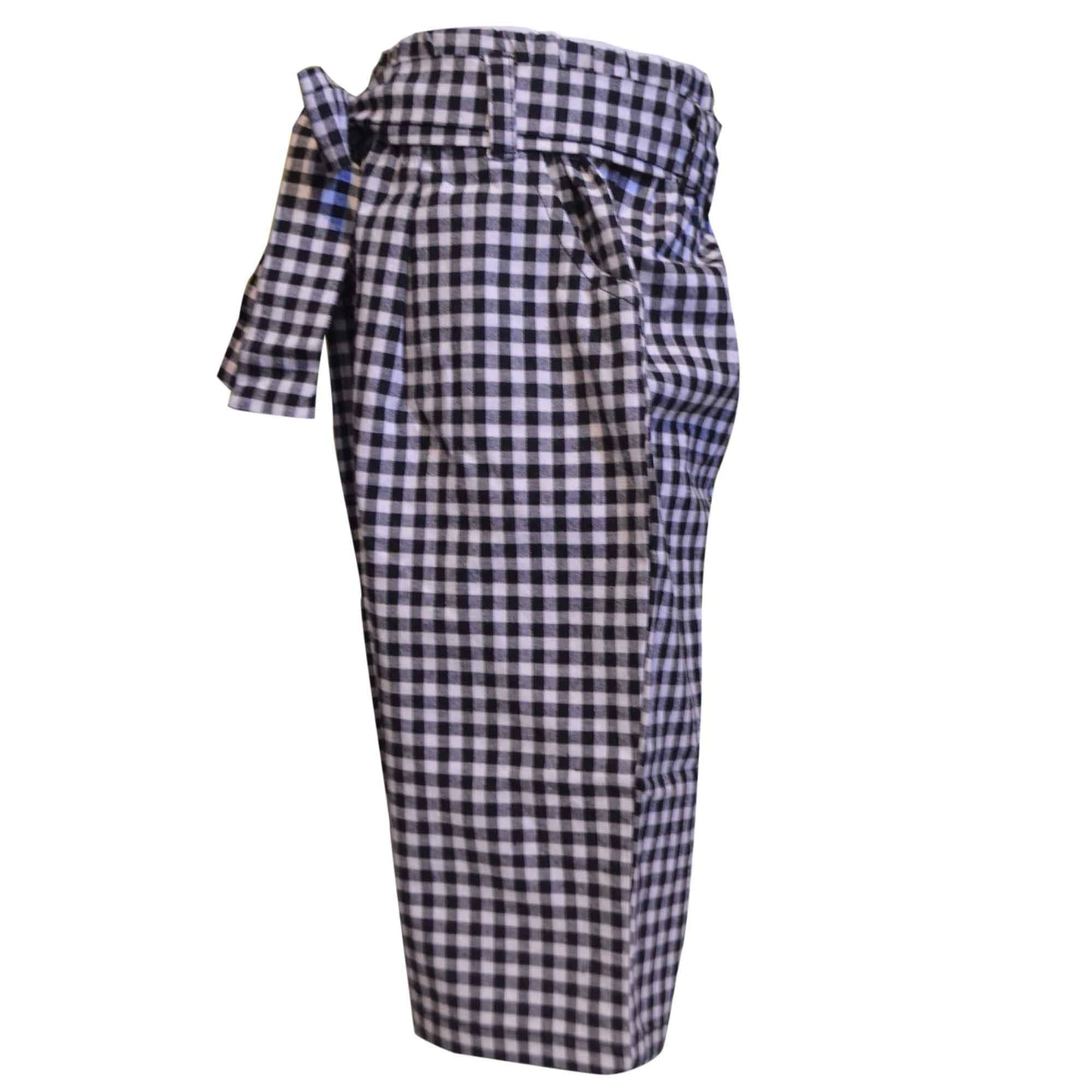 Baby Girls Wide Leg Trousers | Pants | Black And White | Check | Formal | Casual | Age 1-4 Years