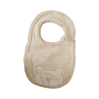 Baby Bib | Neutral Colour – Beige | Unisex Design 