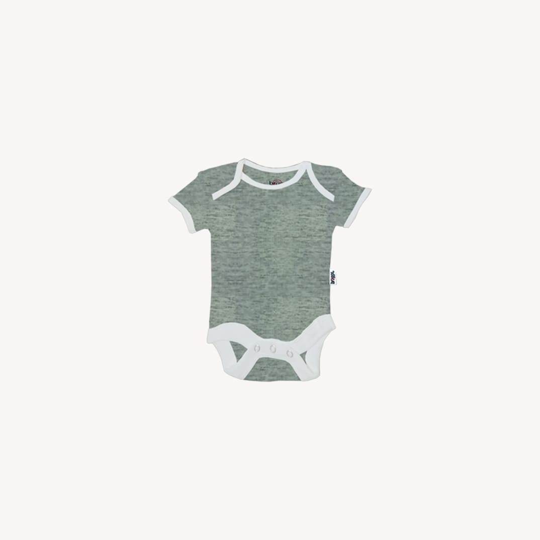 Baby Set | 100% Cotton |  6-Pieces | Hat | Bib | Jacket | Sleepsuit | Bodysuit | Leggings | Age Newborn – 6 Months | Colour Grey Marl | Broggs®