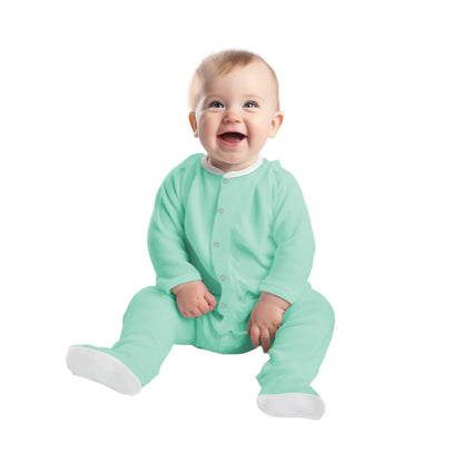 Baby Set | 100% Cotton |  6-Pieces | Hat | Bib | Jacket | Sleepsuit | Bodysuit | Leggings | Age Newborn – 6 Months | Colour Mint Surprise | Broggs®