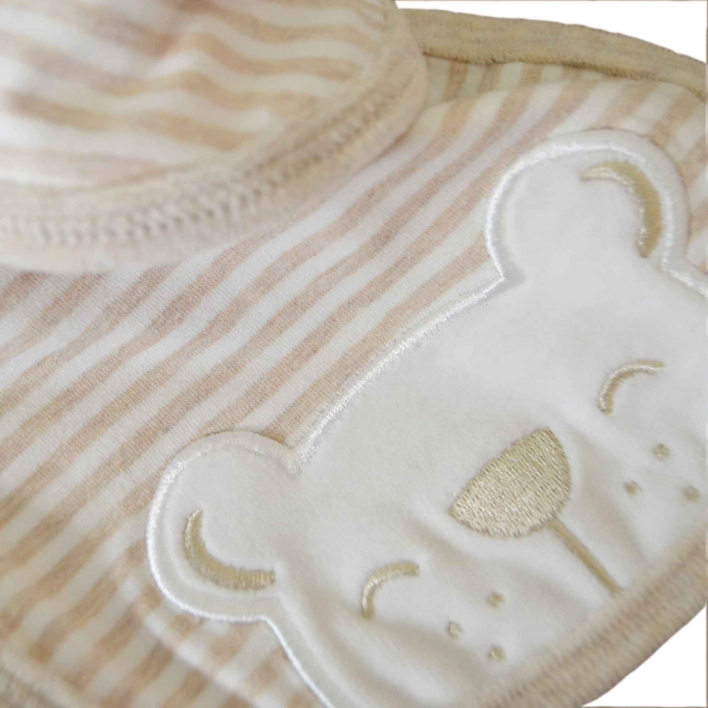 Baby Bib | Neutral Colour – Beige | Unisex Design 