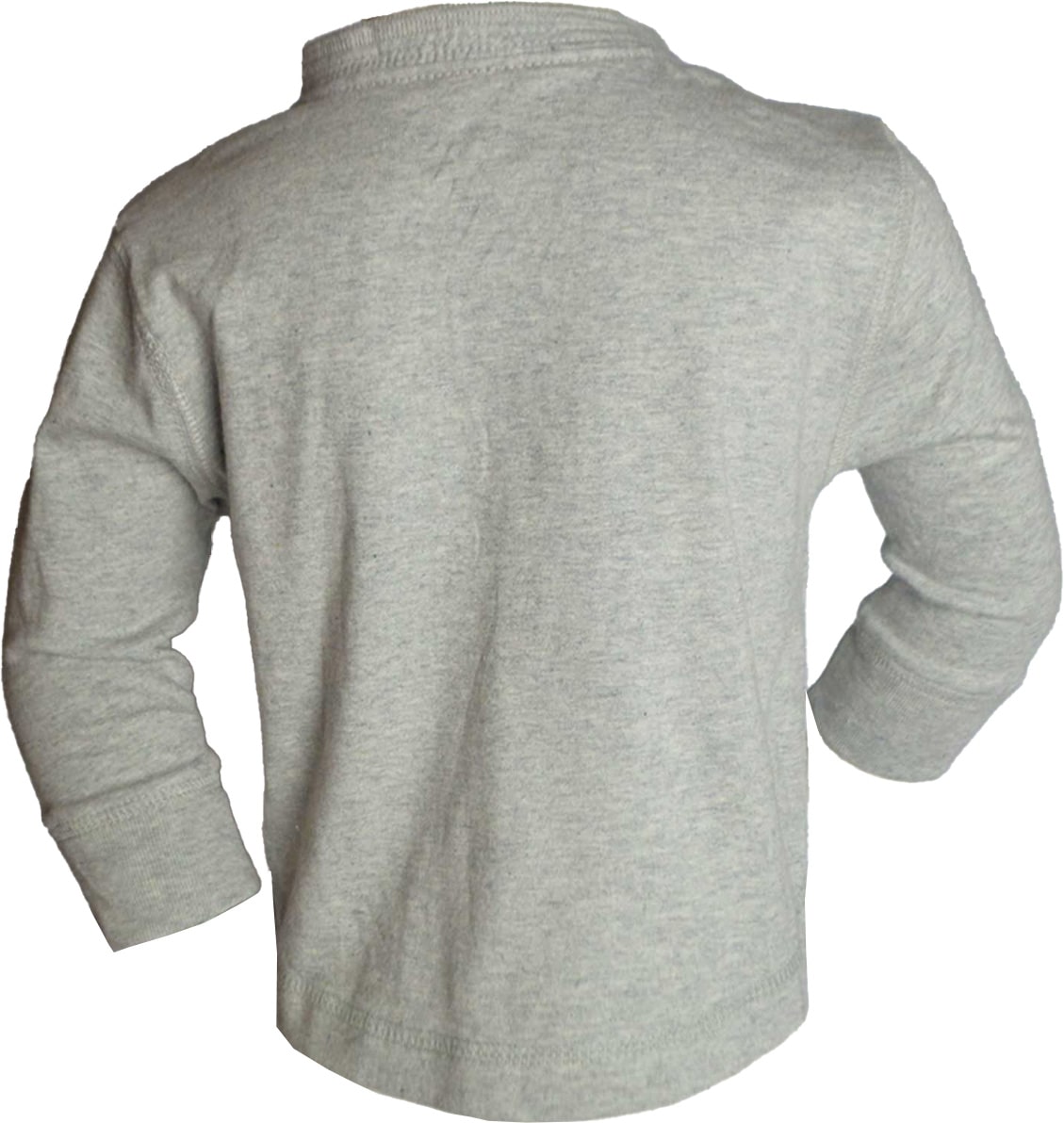 Boys plain long-sleeve t-shirt-grey