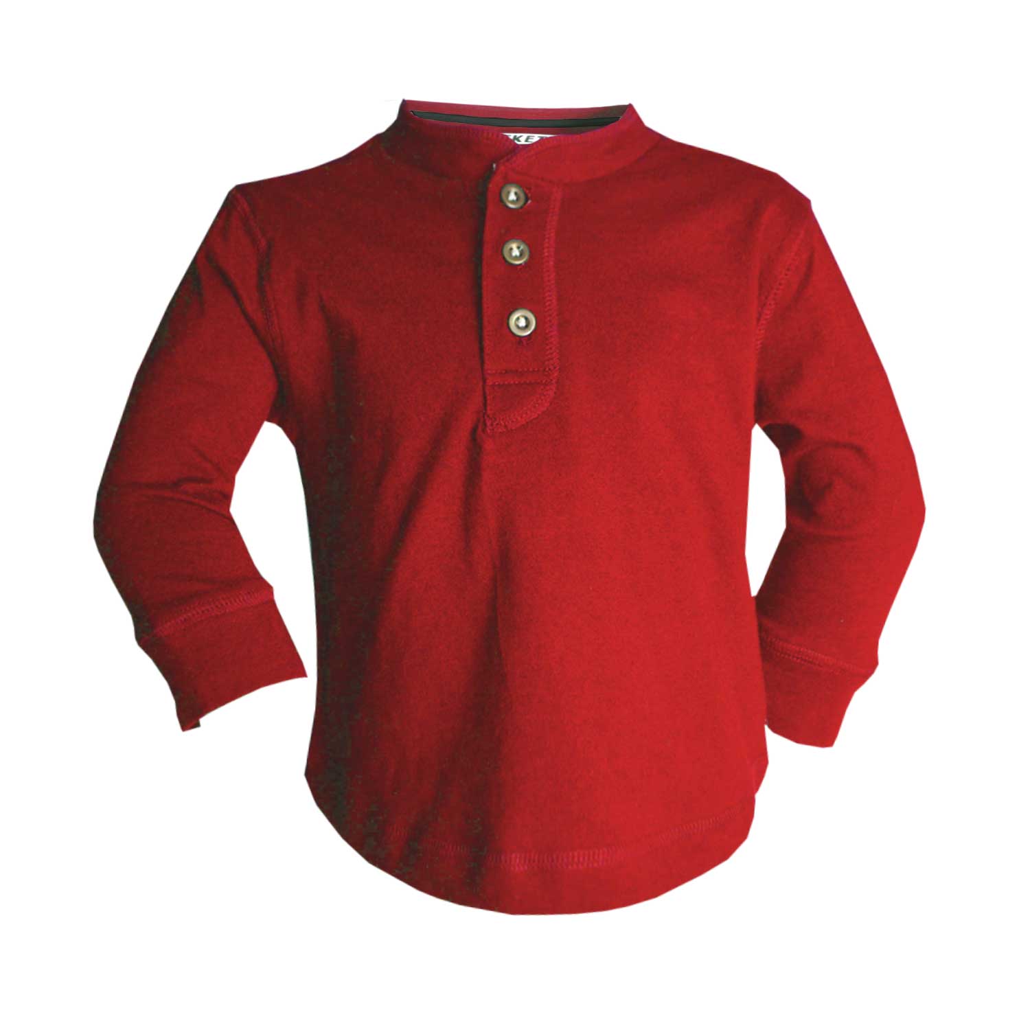 Boys plain long-sleeve t-shirt-red