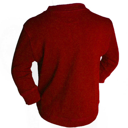 Boys plain long-sleeve t-shirt-red