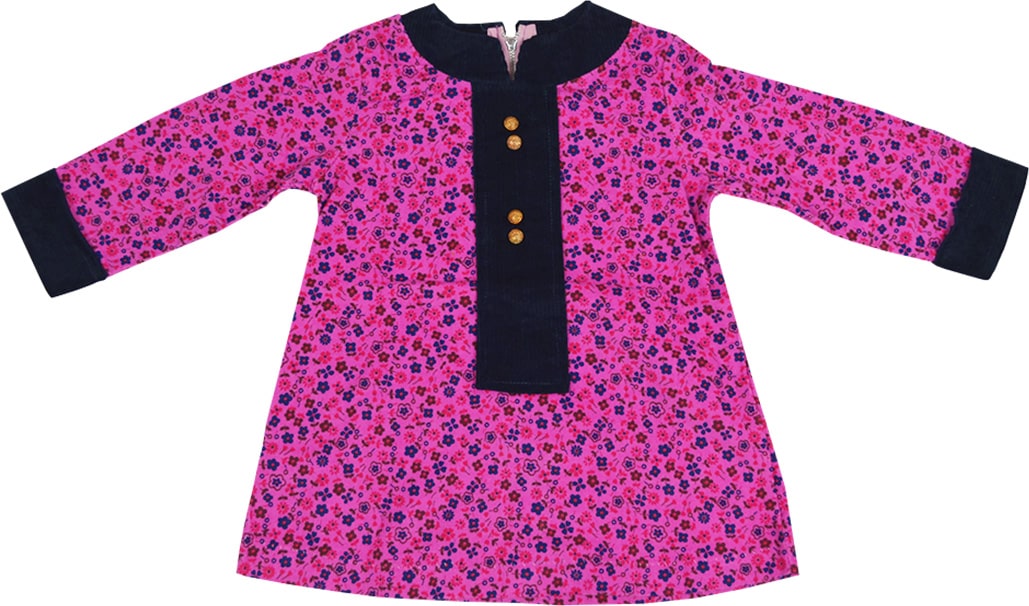 Girls pink Cord Dress