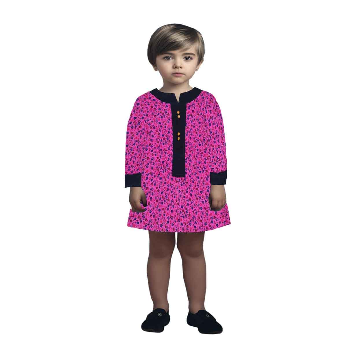 Girls pink Cord Dress