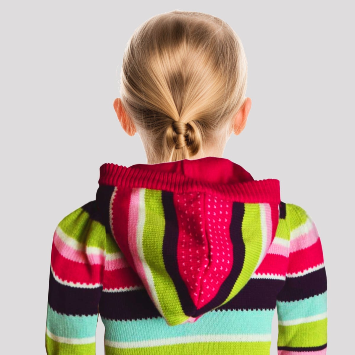 Girls Multicoloured hooded Cardigan