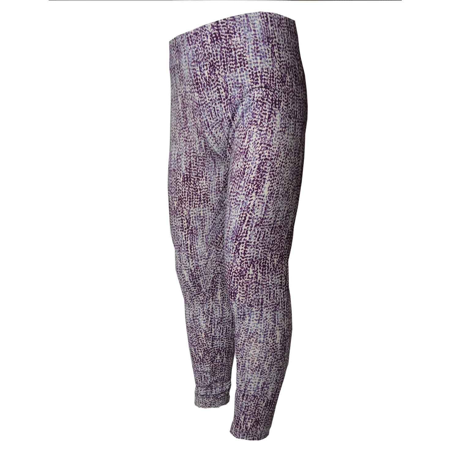 Girls Sports Leggings | Beautiful Lilac  Snakeskin  Print | Ankle-length | Activewear | Age 3 – 12 Years | Broggs®