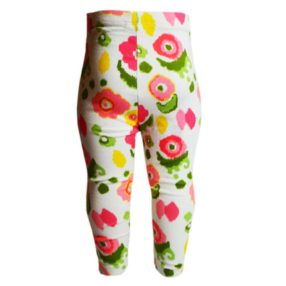 Girls baby floral leggings