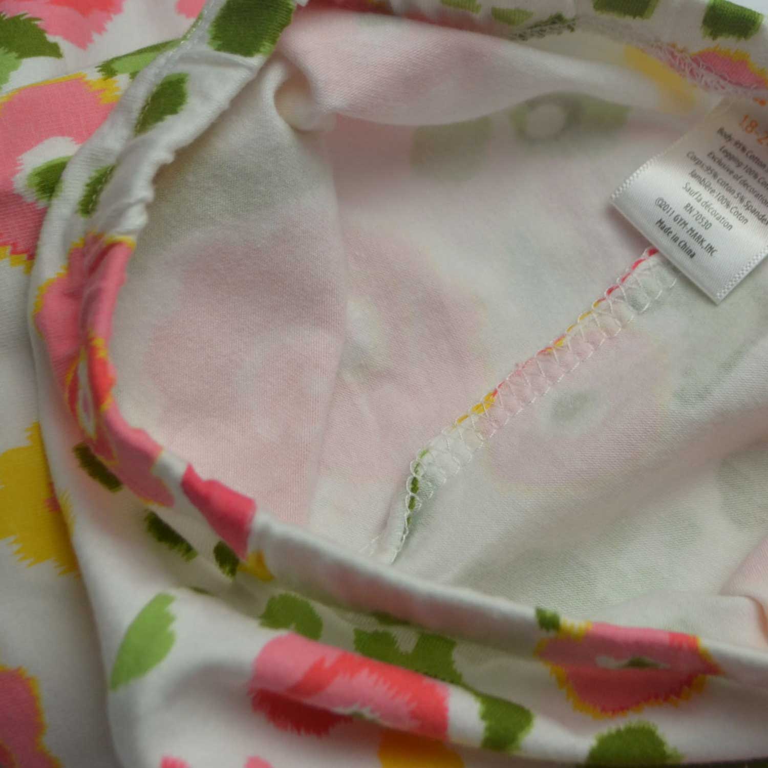 Girls baby floral leggings